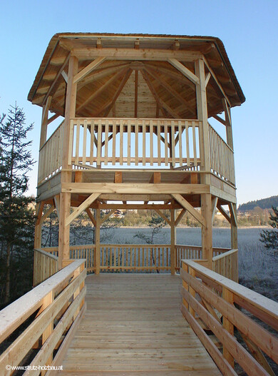 Lake Ossiacher - wood walls made of larch