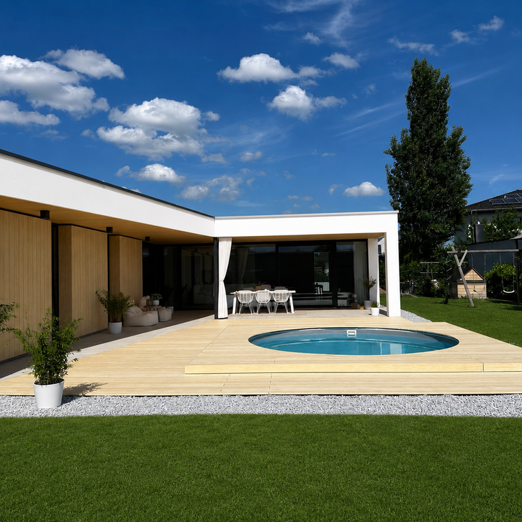 Accoya Terrasse und Fassade, privat