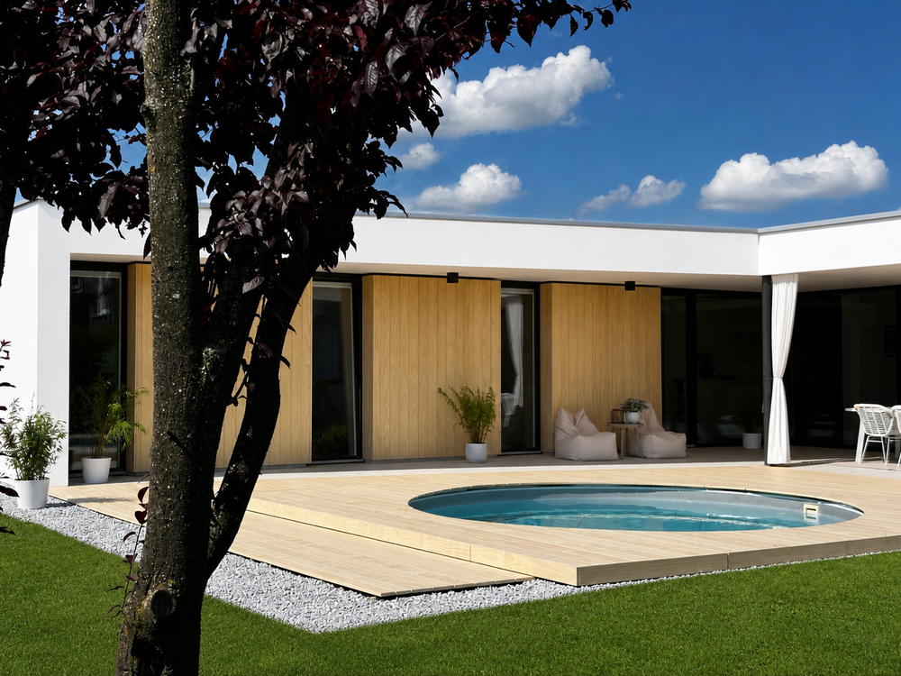 Accoya Terrasse und Fassade, privat