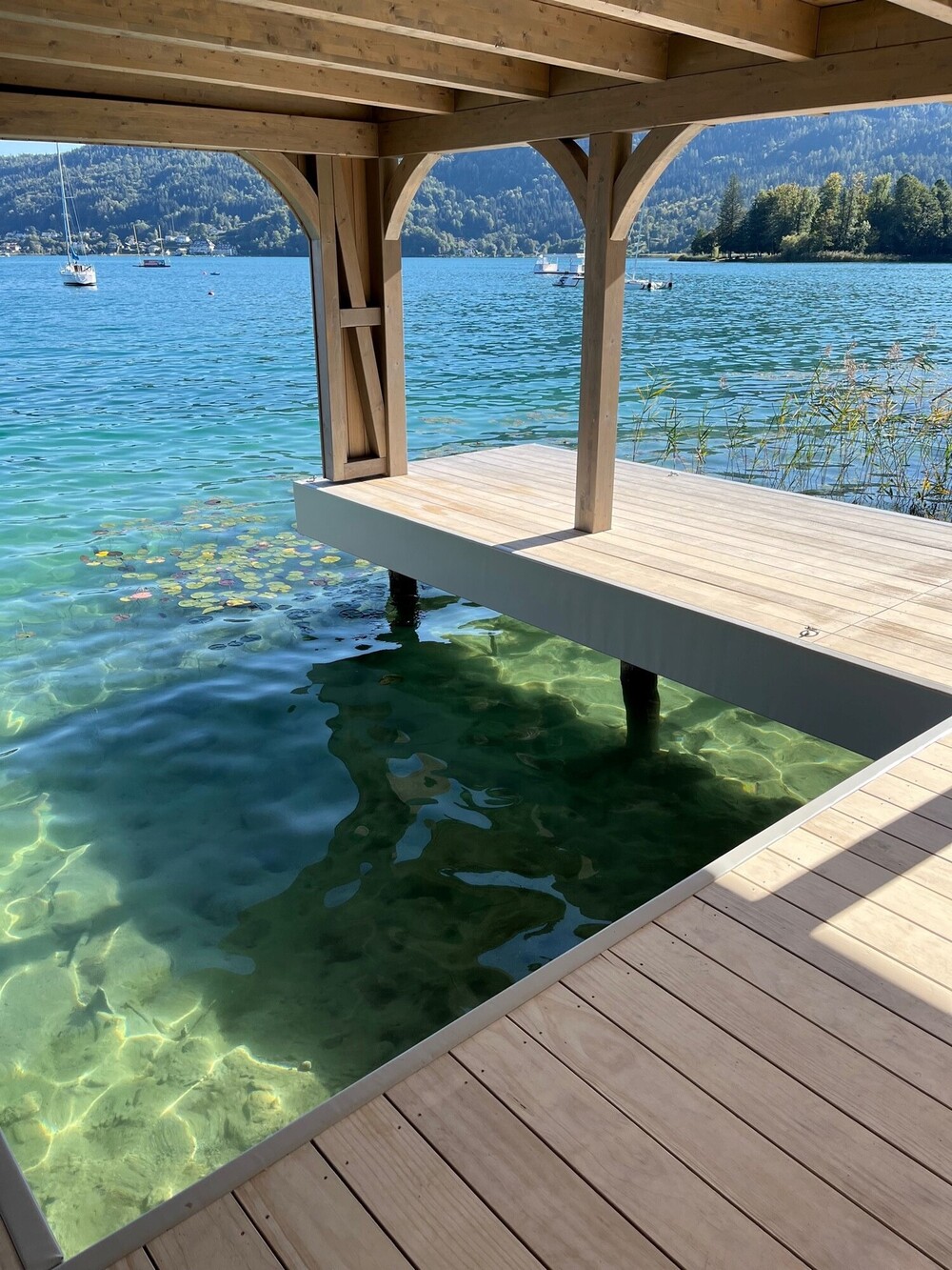 Steg aus Accoya