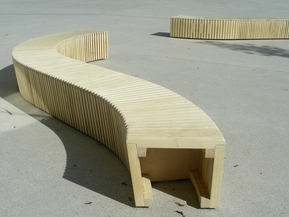 Sitzb&auml;nke aus Accoya