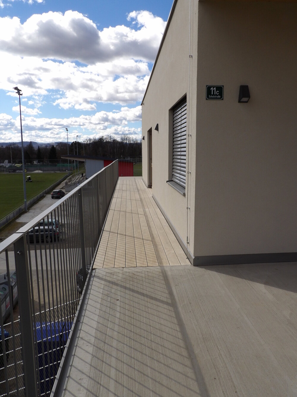 Terrasse aus Accoya, Kinderkrippe St. Veit