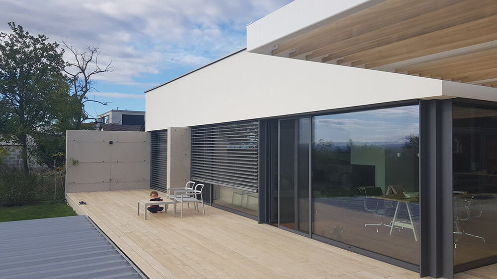 Terrasse aus Accoya Rough